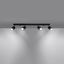 CEILING LAMP NERO 4 BLACK/CHROME GU10 4X40W IP20 thumbnail 7