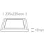 16W CW IP20 100-240V SURFACE/RECESSED thumbnail 2