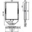 SQUARE PRO GLASS 710/3 A50/W 4000K thumbnail 4