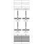 DF29A4XS Meter panel, Field width: 2, Rows: 0, 1350 mm x 500 mm x 160 mm, IP2XC thumbnail 17