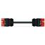 pre-assembled interconnecting cable Cca Socket/plug red thumbnail 2