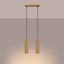 DOUBLE HANGING LAMP WITH GOLDEN ROSETTLE FOR GU10 FROM THE KERBON FAMILY thumbnail 7