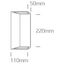 ANTHRACITE WALL LIGHT 8W CCTV IP65 230V thumbnail 2