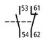 Auxiliary contact for auxiliary contacter, 1 NO 1 NC thumbnail 2