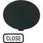 M22-XDP-S-GB2 Button plate, mushroom black, CLOSE thumbnail 5