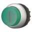 M22-DRLH-G-X1 Illuminated pushbutton actuator, RMQ-Titan, Extended, maintained, green, inscribed, Bezel: titanium thumbnail 5