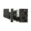 T0-2-1/E On-Off switch, T0, 20 A, flush mounting, 2 contact unit(s), 3 pole, with black thumb grip and front plate thumbnail 13