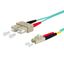 OpDAT patch cord SC-D/LC-D OM3, 15.0 m thumbnail 2