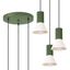Pendant lamp ESTRIA 3P beige/olive green thumbnail 1