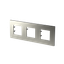 Frame 3-gang / 2+2+2-modules - Niessen logo - S - Nickel thumbnail 2