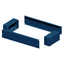 ADDITIONAL PLINTHS - QDX 630 L - FOR STRUCTURES 600X300MM thumbnail 1