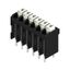 Printed circuit board terminals, 3.50 mm, Number of poles: 6, 180°, Solder pin length (l): 3.5 mm, black, PUSH IN with actuator, Clamping range, max. : 1.5 mm², Tube thumbnail 2