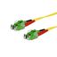 OpDAT patch cord E2000-D APC/E2000-D APC OS2, 0.5 m thumbnail 3