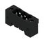 PCB plug-in connector, male header, Flange, THT/THR solder connection, 5.08 mm, Number of poles: 3, 180°, Solder pin length (l): 3.2 mm, tinned, black, Box thumbnail 3