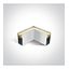 WHITE UGR19 LED CORNER 14W CCTV PV FOR 38150A 38151A 230V thumbnail 1
