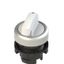 Illuminated long handle selector, 2 positions white with marking thumbnail 1