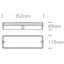 WHITE 5W EMERGENCY M3hrs IP65 230V thumbnail 2