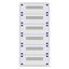 Distribution board insert KVN 60mm, 2-24K, 6-rows thumbnail 1