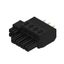 PCB plug-in connector, female plug, 7.62 mm, Number of poles: 4, 180°, PUSH IN with actuator, Clamping range, max. : 6 mm², Box thumbnail 4