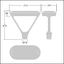 UD 48L50 730 WSC-S CL2 WS1 T60T BK - LED Amenity lighting lantern thumbnail 3