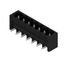PCB plug-in connector, male header, closed side, THT/THR solder connection, 5.08 mm, Number of poles: 7, 270°, Solder pin length (l): 3.2 mm, tinned, black, Box thumbnail 2