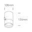 WHITE CYLINDER PAR30 E27 20W IP54 thumbnail 2