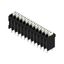 Printed circuit board terminals, 3.50 mm, Number of poles: 12, 180°, Solder pin length (l): 3.5 mm, black, PUSH IN with actuator, Clamping range, max. : 1.5 mm², Tube thumbnail 3