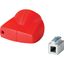 K1AR Rotary handle, 6mm, direct mounting, red thumbnail 3