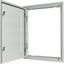 BPA-U-3S-800/7 3-component flush-mounting door frame with door, open air, double-bit lock, IP43, HxW=760x800mm thumbnail 2