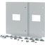 XTMP2N4FC-XMV-H550W800 Front cover for 2x NZM4-XMV, fixed, HxW=550x800mm, grey thumbnail 2