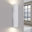 MINIMALIST WALL LAMP WHITE CARBON ILLUMINATING UP AND DOWN FOR BEDROOM thumbnail 7