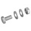 BOLT FOR CSU SUPPORT + NUT + 2 WASHER - HM 10X20 - FINISHING: EZ thumbnail 5