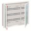 U51TR4 U Compact distribution board, Flush mounting, 48 SU, Isolated (Class II), IP31, Field Width: 1, Rows: 4, 834 mm x 310 mm x 120 mm thumbnail 3