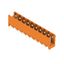 PCB plug-in connector, male header, open side, THT solder connection, 5.08 mm, Number of poles: 10, 180°, Solder pin length (l): 3.2 mm, tinned, orange, Box thumbnail 2