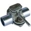 Earthing pipe clamp D 27mm w. connect. clamp Rd 4-10mm MCI / St/tZn thumbnail 1