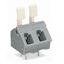 PCB terminal block finger-operated levers 2.5 mm² gray thumbnail 1