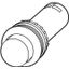 Pushbutton, high, momentary, 1 N/O, 1 N/C, black, Screw connection, Be thumbnail 2