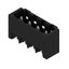 PCB plug-in connector, male header, closed side, THT/THR solder connection, 5.00 mm, Number of poles: 4, 180°, Solder pin length (l): 1.5 mm, tinned, black, Tape thumbnail 2
