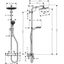 Crometta S 240 Shower system with thermostat thumbnail 2