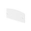 GLENOS end caps for linear profile 2713, matt white, 2 pcs. thumbnail 2