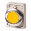 M30C-FDR-Y Pushbutton, RMQ-Titan, Flat, maintained, yellow, Blank, Metal bezel thumbnail 1