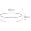WHITE PLAFO LED 20W WW IP20 230V thumbnail 4