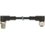 M12 male 90° / M12 female 90° A-cod. PUR 5x0.34 bk 3.5m thumbnail 2