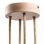 Cylindrical wooden 4-hole ceiling rose Kit thumbnail 1