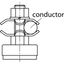 Terminal connection f. surge arrester f. conductor cable clamping up t thumbnail 2