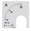 Interchangeable scale for ammeters RQ48E (by CT) - In: 1600/1A thumbnail 1
