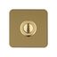 Ring button square Piccolo Piazza ws brass thumbnail 1