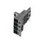 PCB plug-in connector, Connection element, right, male header, open side, THT/THR solder connection, 5.00 mm, Number of poles: 4, 90°, Solder pin length (l): 5.9 mm, tinned, black, Tape thumbnail 1