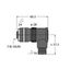 Field-Wireable Connector 7/8″ Female, Angled   B4251-0/9 thumbnail 2