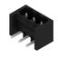 PCB plug-in connector, male header, closed side, THT/THR solder connection, 5.08 mm, Number of poles: 3, 270°, Solder pin length (l): 3.2 mm, tinned, black, Box thumbnail 2
